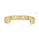 Perlée clovers 16cm bracelet small model  72-Diamond Yellow gold