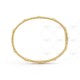 Perlée sweet clovers 17cm bracelet medium model  40-Diamond Yellow gold