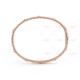 Perlée sweet clovers 17cm bracelet medium model  40-Diamond Rose gold