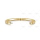 Perlée sweet clovers 15cm bracelet extra small model  40-Diamond Yellow gold