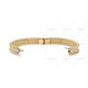 Perlée diamonds 3 row, 16cm bracelet small model  264-Diamond Yellow gold