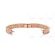 Perlée diamonds 3 row, 16cm bracelet small model  264-Diamond Rose gold