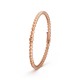 Perlée pearls of gold 17cm bracelet medium model  Rose gold