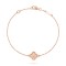 Sweet Alhambra bracelet 1 motifs Rose gold