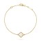 Sweet Alhambra bracelet 1 motifs Mother-of-pearl Yellow gold