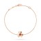 Frivole bracelet mini model 1 motifs Ruby Rose gold