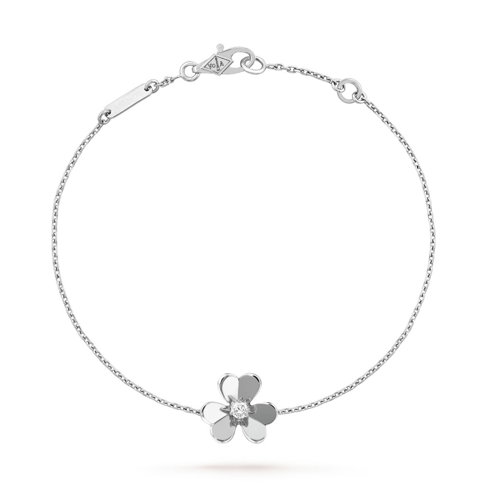 Frivole bracelet mini model 1 motifs 1-Diamond White gold