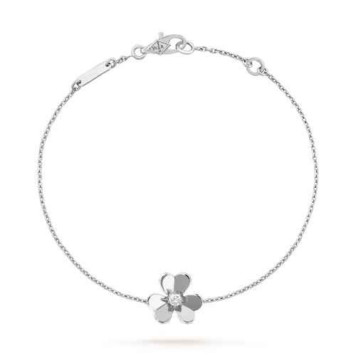 Frivole bracelet mini model 1 motifs 1-Diamond White gold