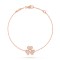 Frivole bracelet mini model 1 motifs 25-Diamond Rose gold