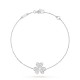 Frivole bracelet mini model 1 motifs 25-Diamond White gold