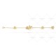 Frivole bracelet 5 motifs 53-Diamond Yellow gold