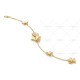 Frivole bracelet 5 motifs 53-Diamond Yellow gold