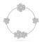 Frivole bracelet 5 motifs 179-Diamond White gold