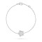 Sweet Alhambra Lotus openwork bracelet mini model 1 motifs 26-Diamond White gold