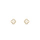 Sweet Alhambra earrings Mother-of-pearl Yellow gold