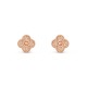 Sweet Alhambra earrings Rose gold