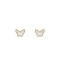 Sweet Alhambra butterfly earstuds earrings Mother-of-pearl Yellow gold