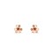 Frivole earrings mini model Ruby Rose gold