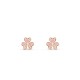 Frivole earrings mini model Diamond Rose gold