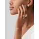 Frivole diamond-paved earrings small model Diamond Rose gold