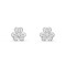 Frivole diamond-paved earrings small model Diamond White gold