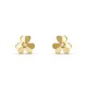 Frivole earrings small model 1-Diamond Yellow gold