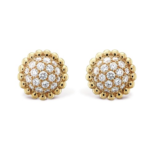 Perlée couleurs earrings Diamond Yellow gold