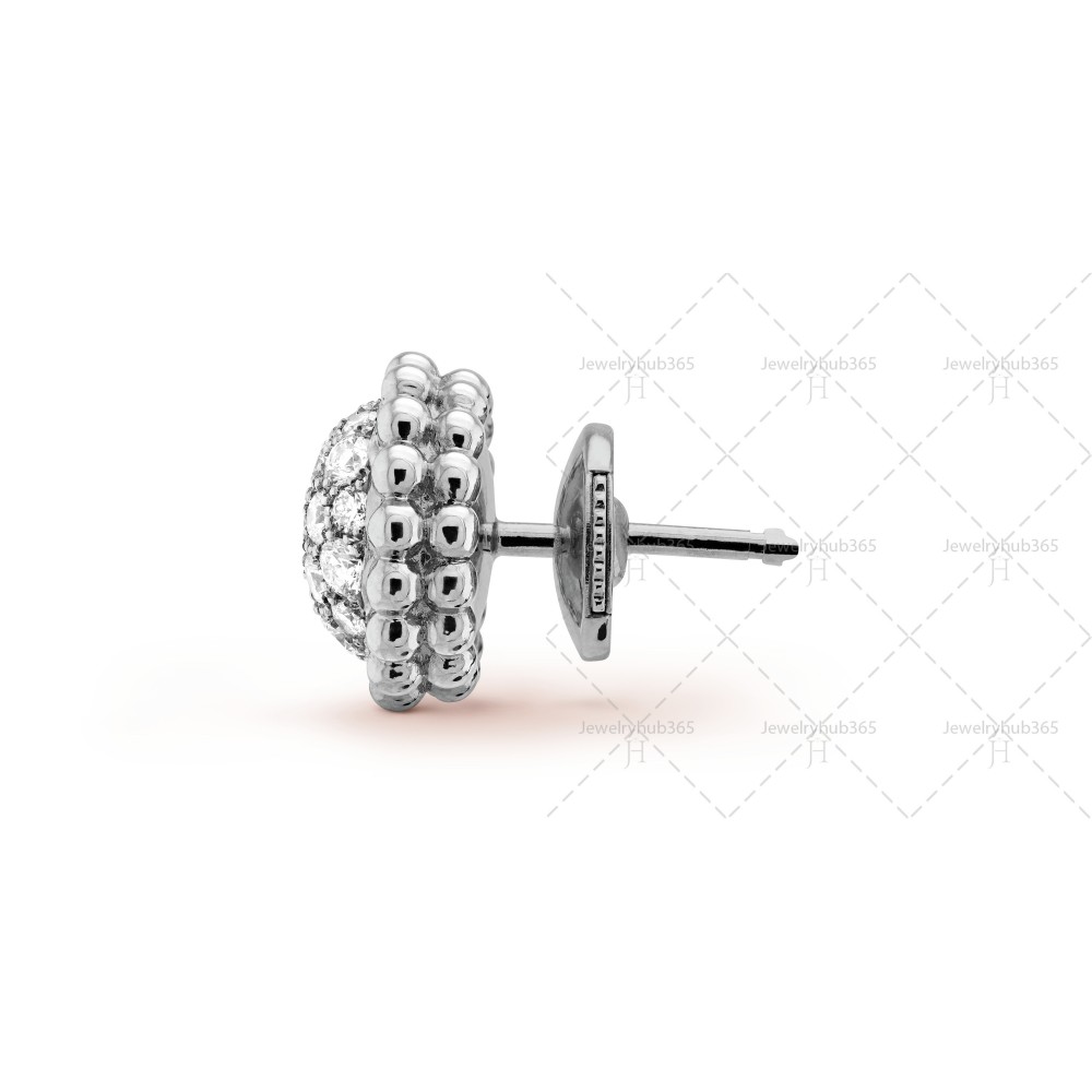 Perlée couleurs earrings Diamond White gold