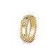 Perlée sweet clovers ring 20-Diamond Yellow gold