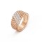 Perlée couleurs 5 rows ring Diamond Rose gold