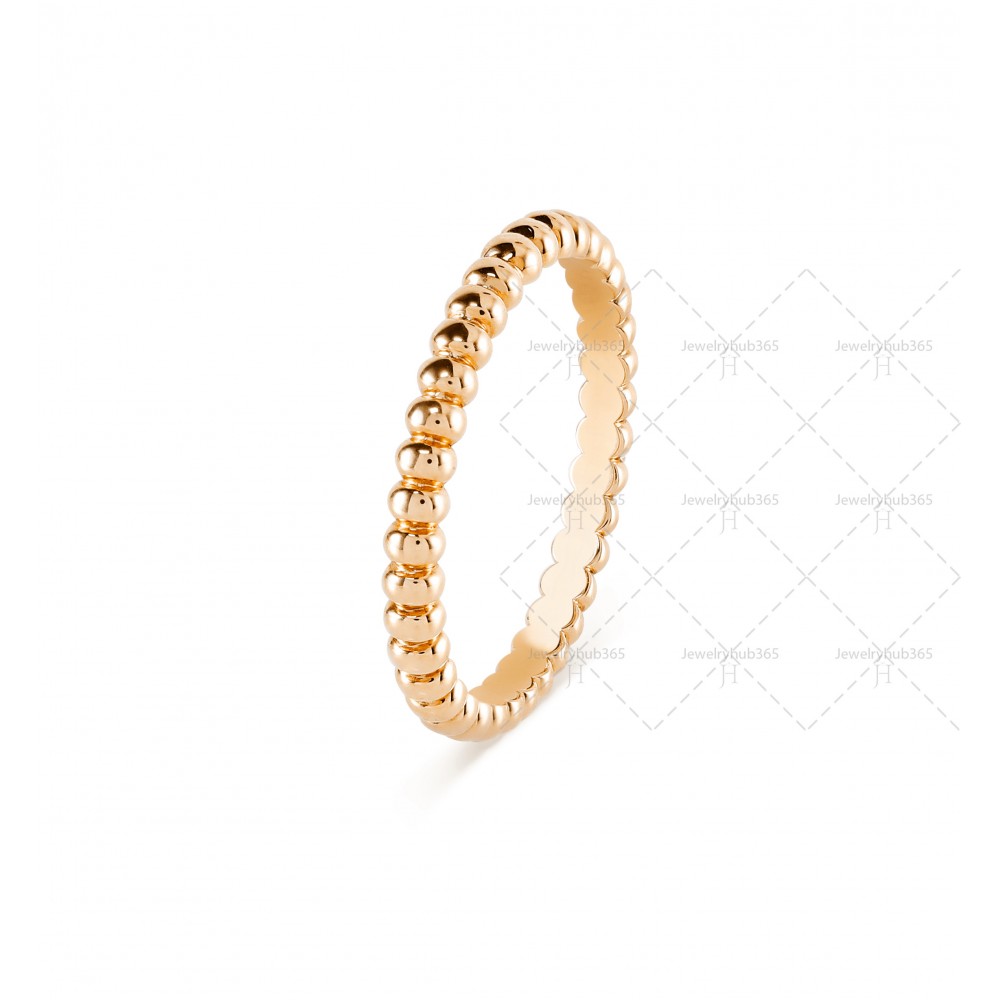 Perlée pearls of gold ring small model Yellow gold