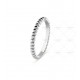 Perlée pearls of gold ring small model White gold