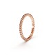 Perlée pearls of gold ring small model Rose gold