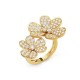 Frivole Between the Finger ring Diamond Yellow gold