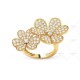 Frivole Between the Finger ring Diamond Yellow gold