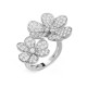 Frivole Between the Finger ring Diamond White gold