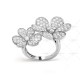 Frivole Between the Finger ring Diamond White gold