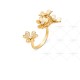 Frivole Between the Finger ring 4 motifs Diamond Yellow gold